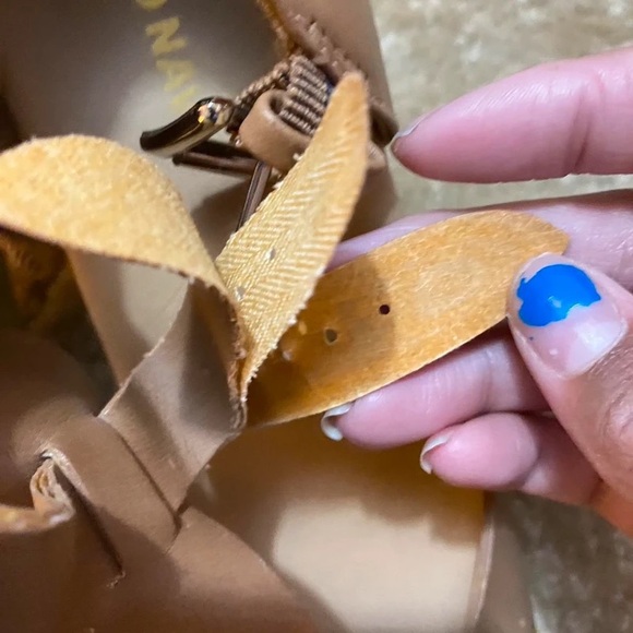 Old Navy Brown Platform Mary Jane Heels with Buckle - Picture 2 of 3